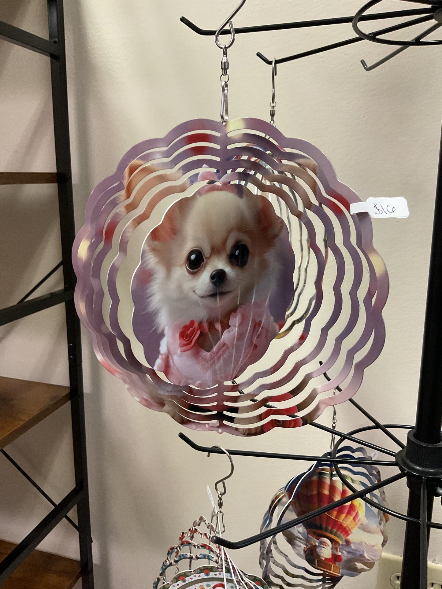 Metal wind spinners