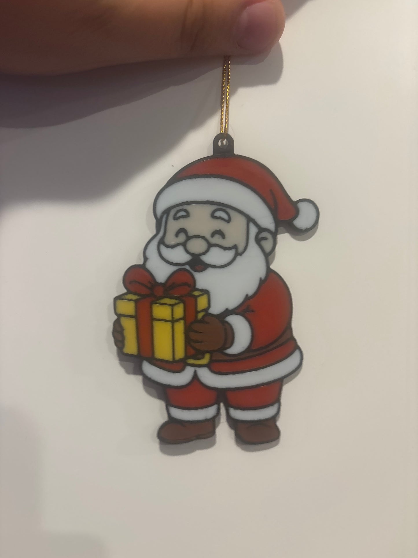 3D Santa Ornament