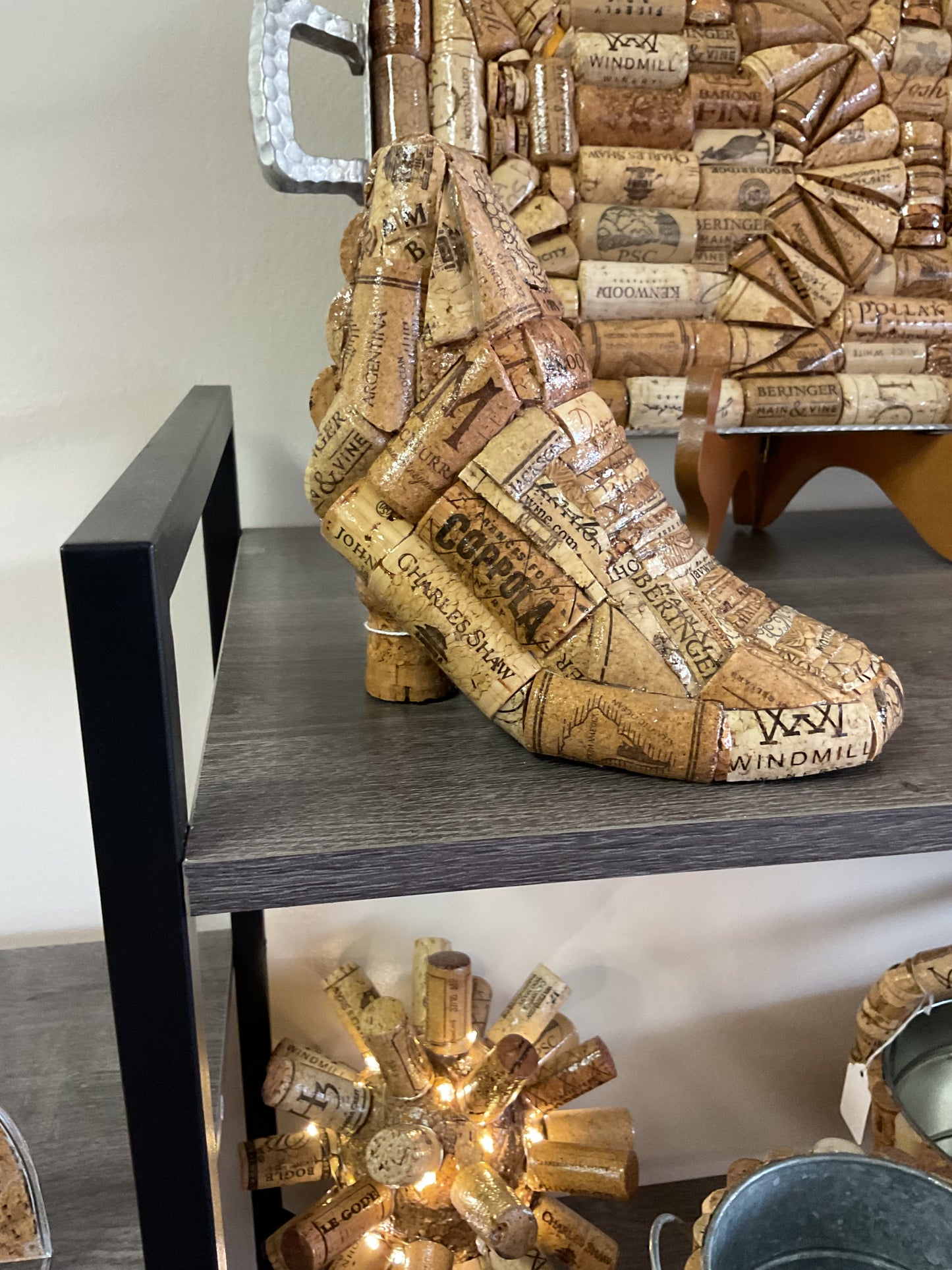 Cork deco shoe