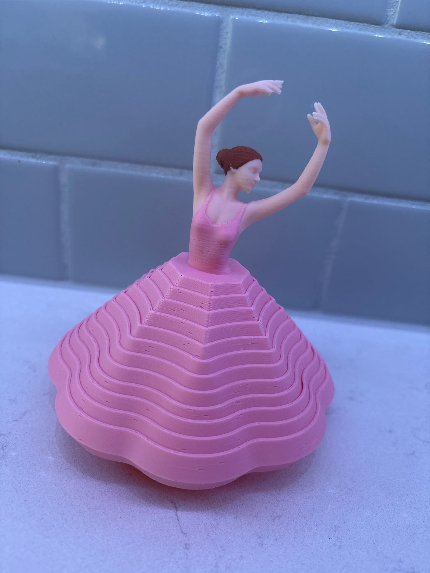 3D fidget ballerina