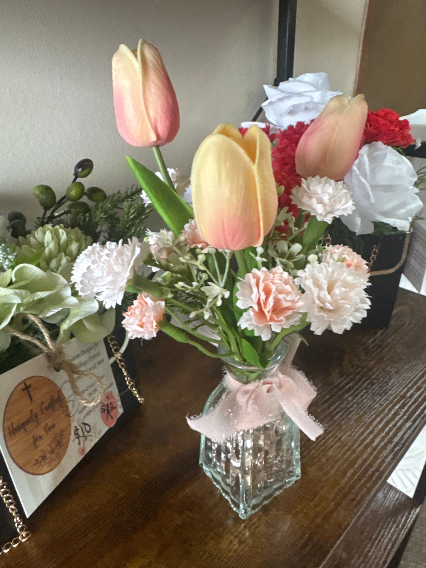Tulip in Glass Vase