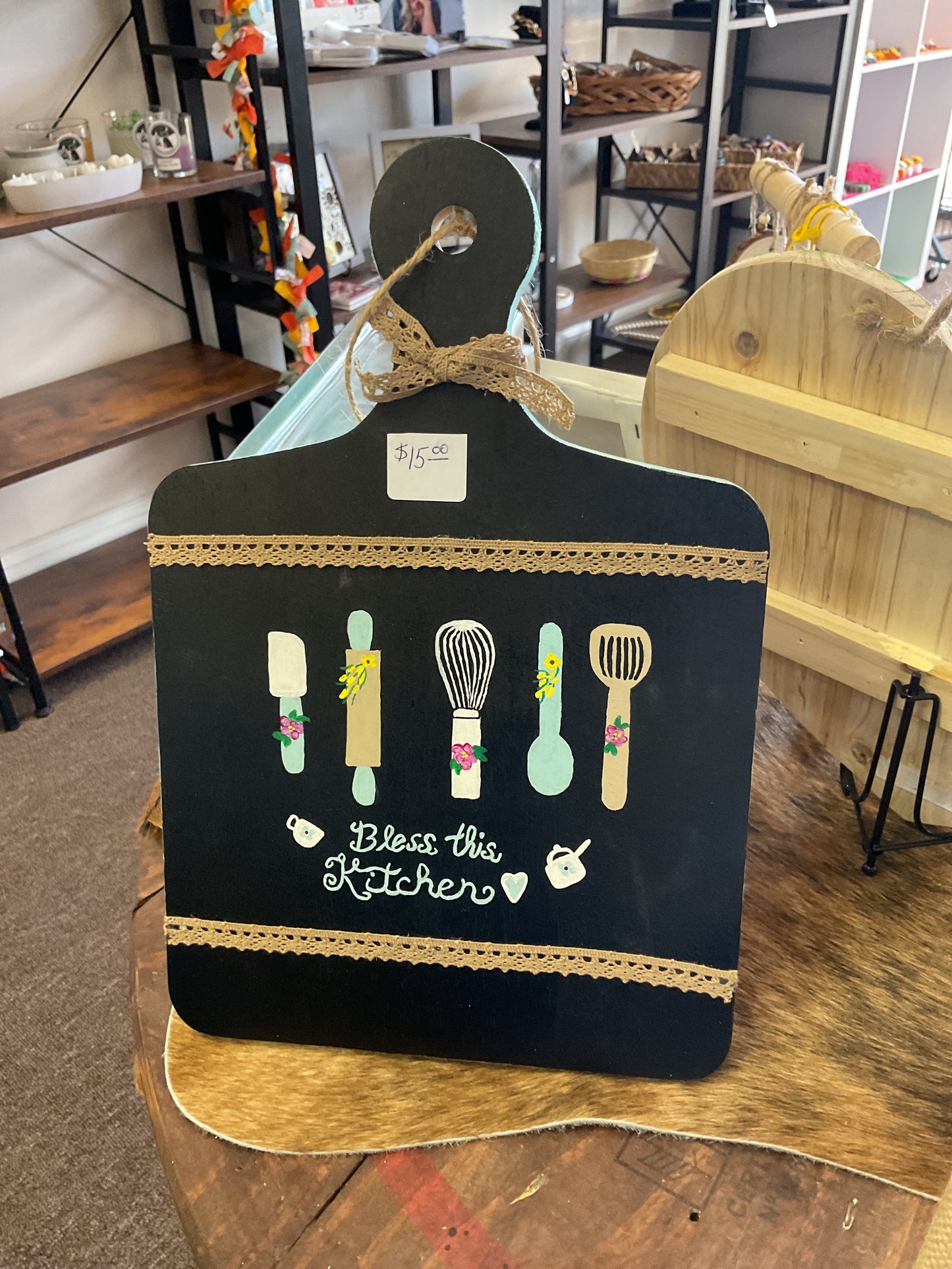 Hanging cutting board