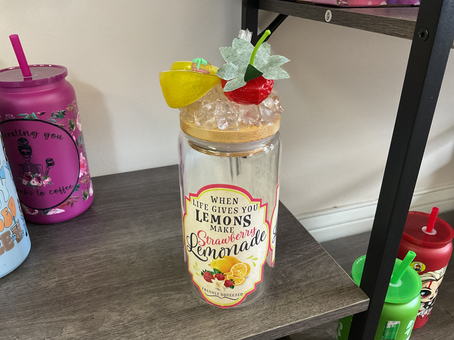 Lemonade glass cup