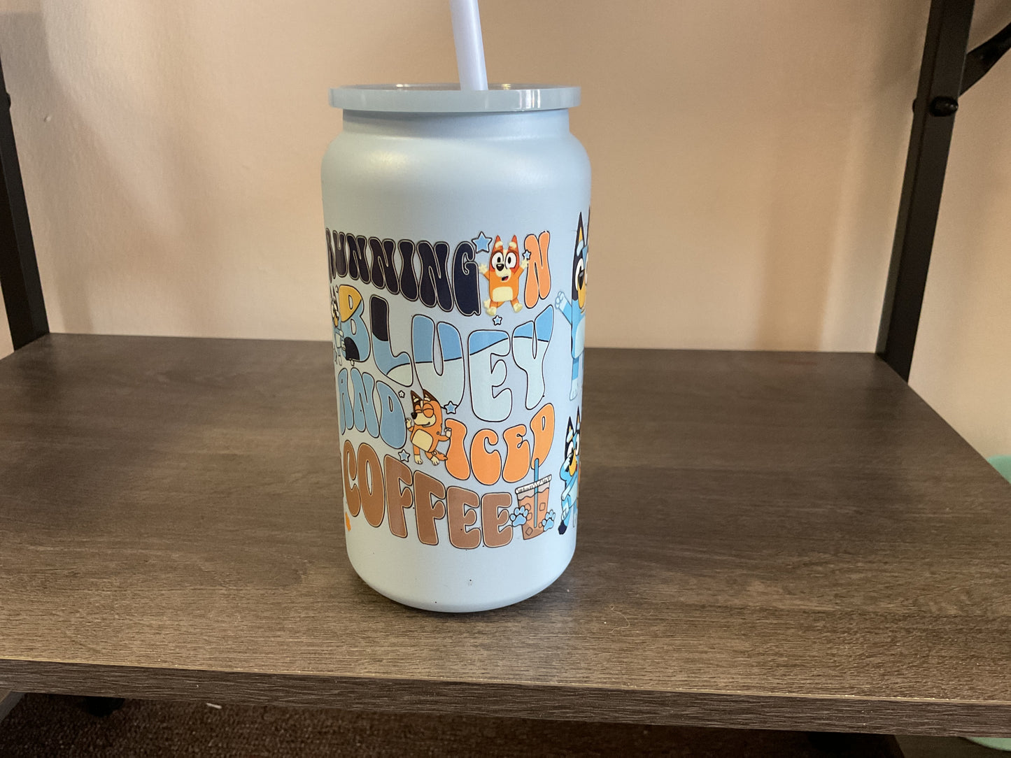 Bluey steel tumbler