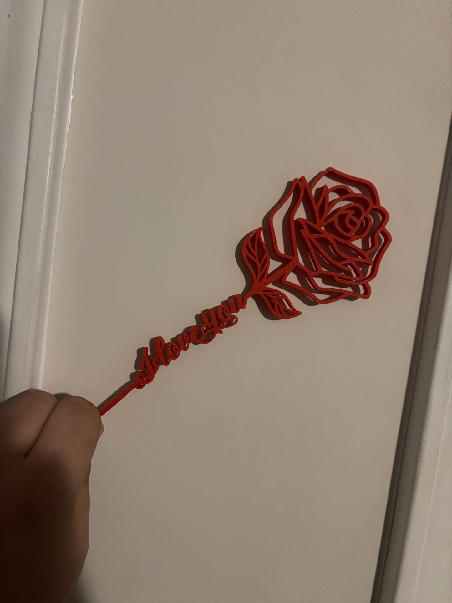 3D I love you Rose