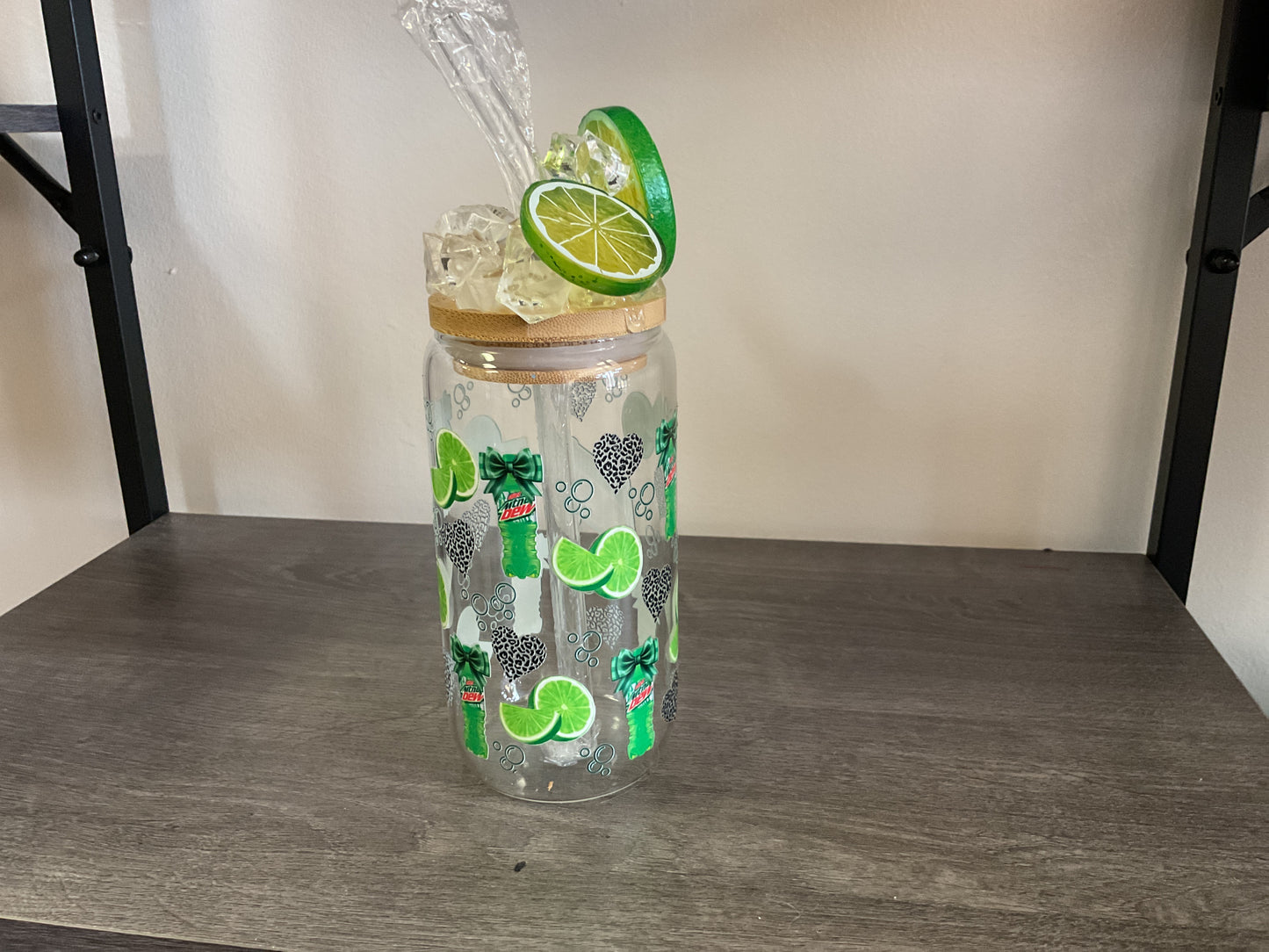 Mountain Dew glass cup
