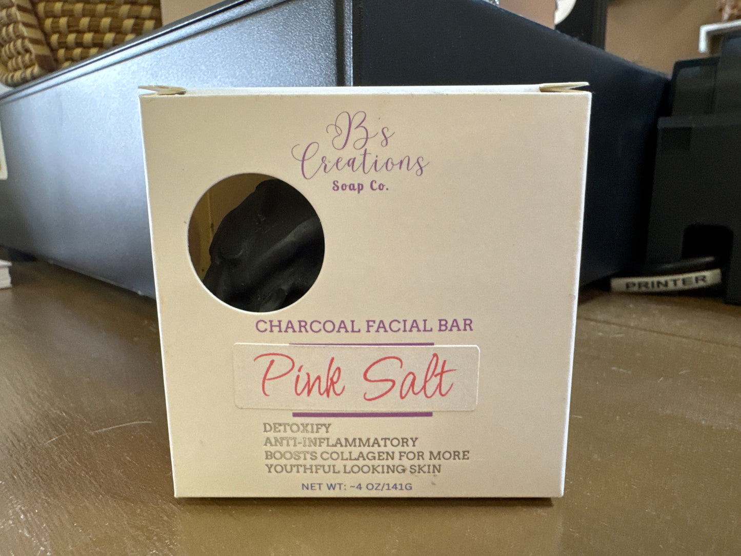 All natural charcoal facial bars