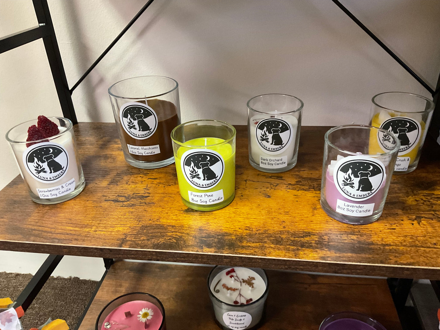 8oz soy candles