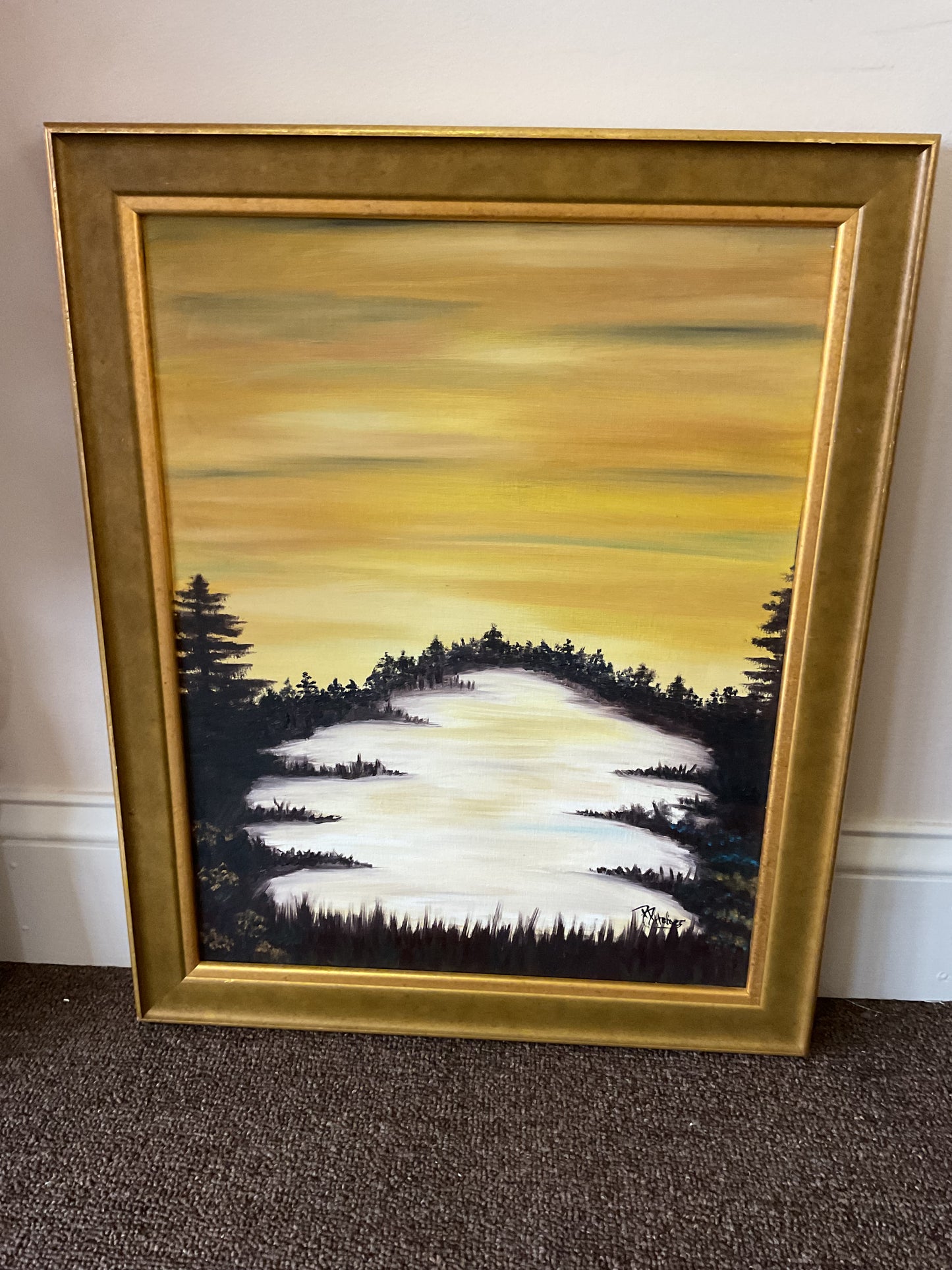 “Out There” painting