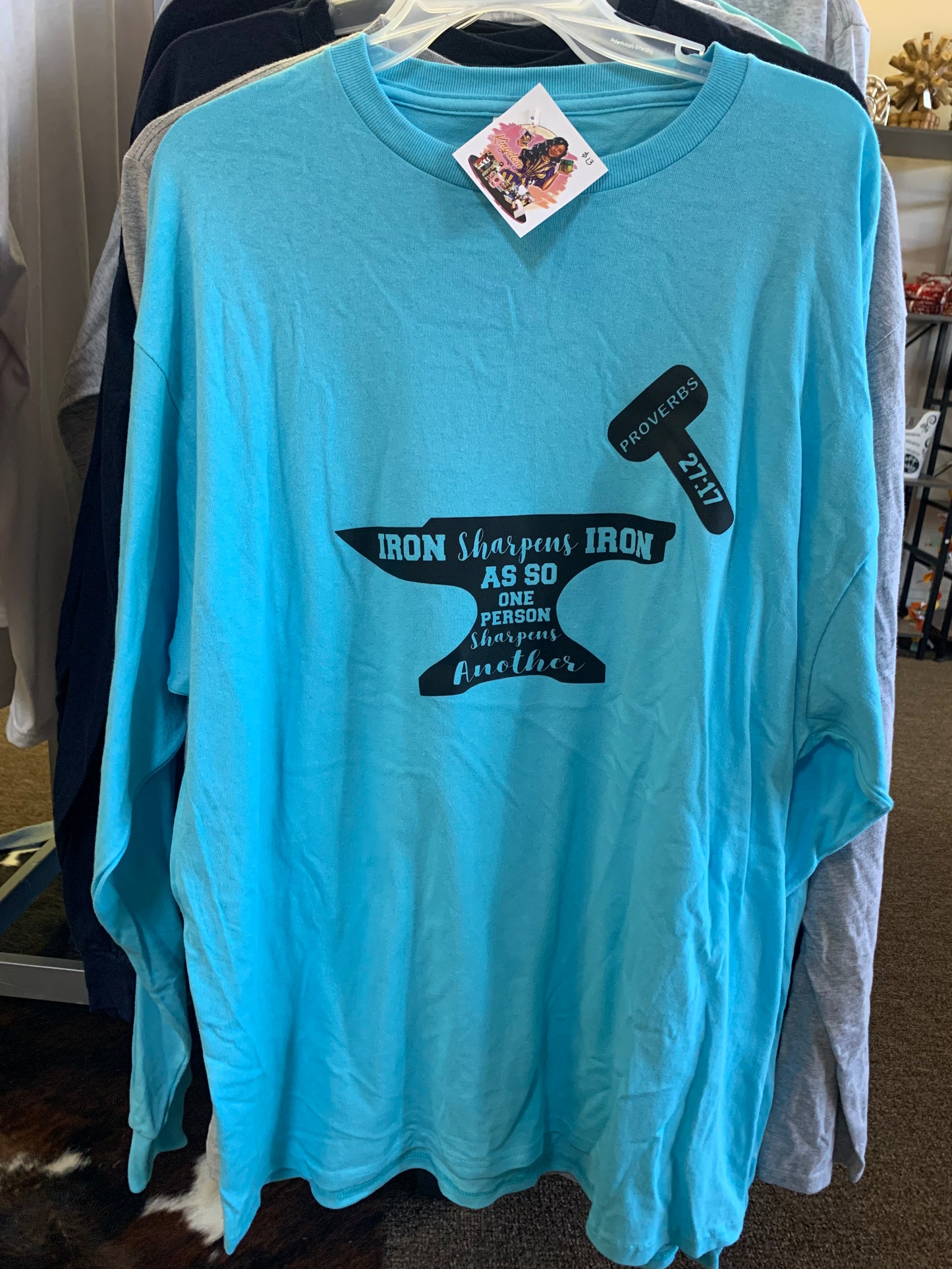 Iron Sharpens Iron Long Sleeve T-Shirts