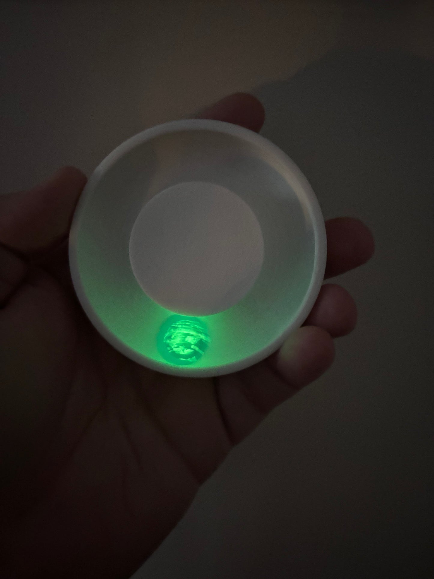 3D Marble Fidget with glow-in-the-dark marble 