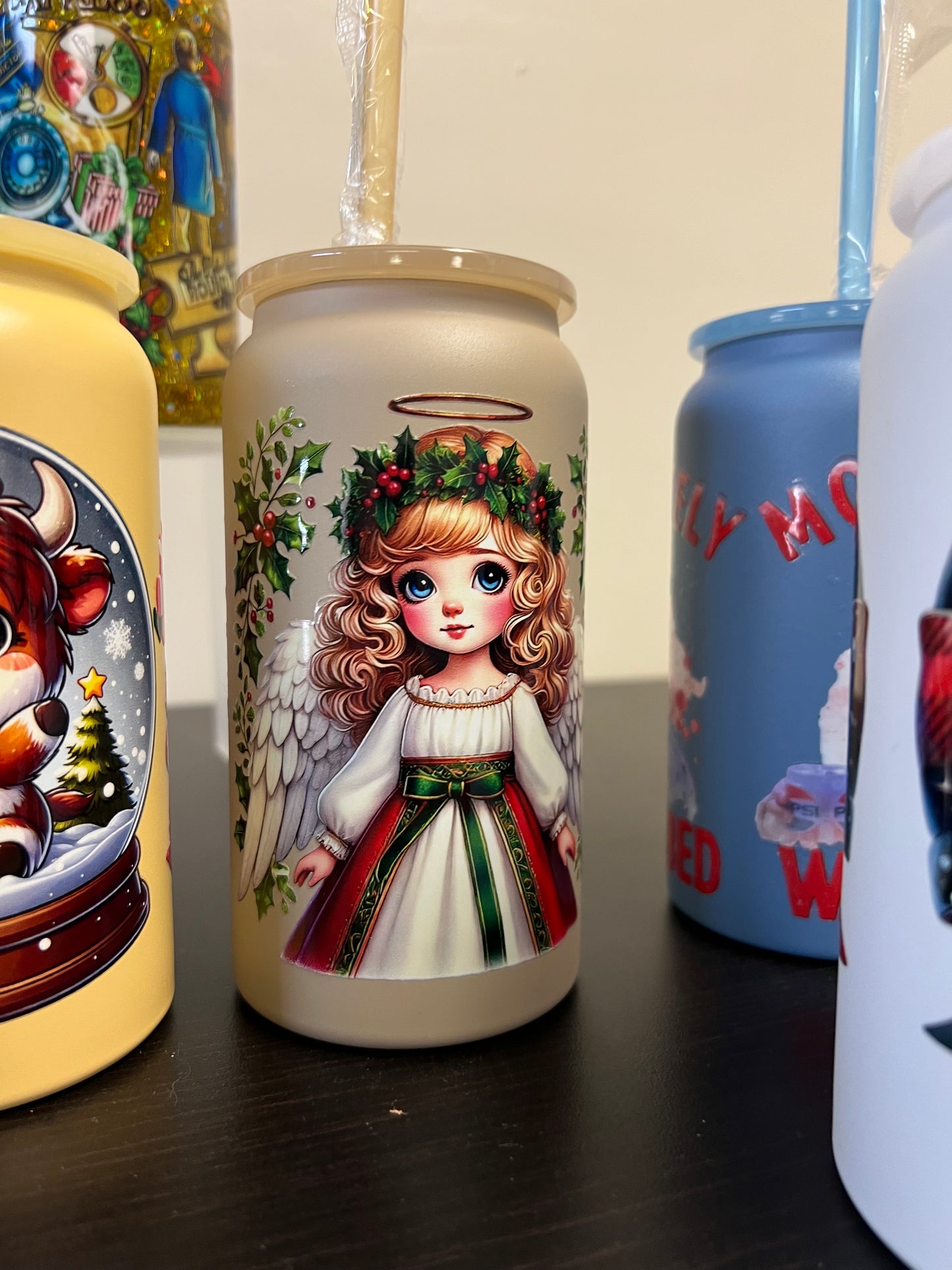 Christmas Angel Steel Tumbler