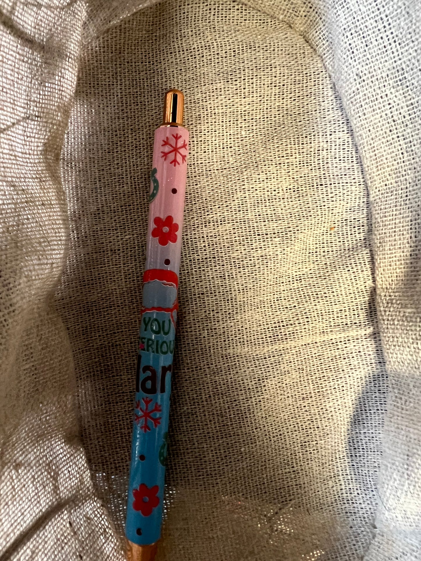 You serious Clark pen