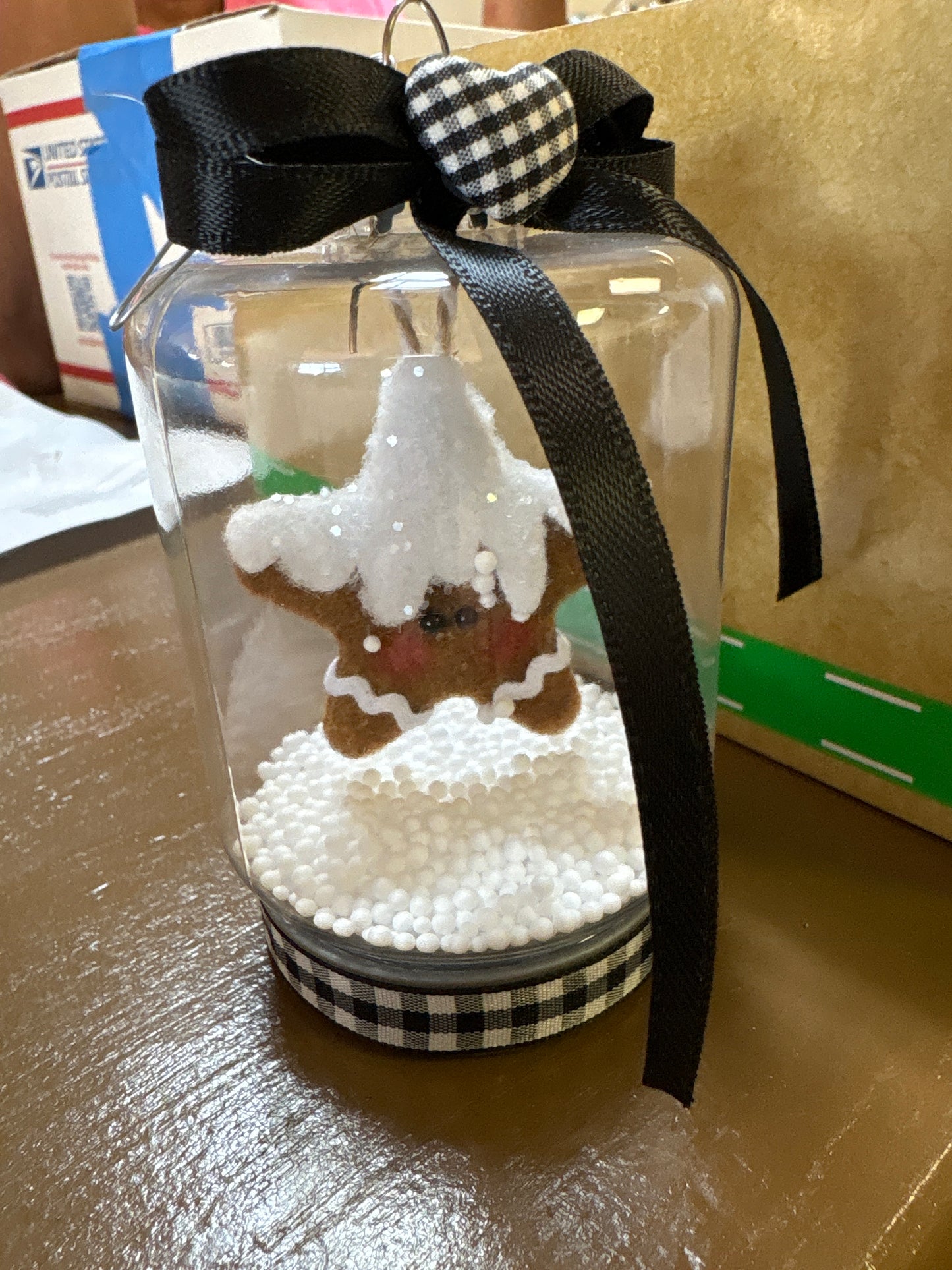 Gingerbread star ornament