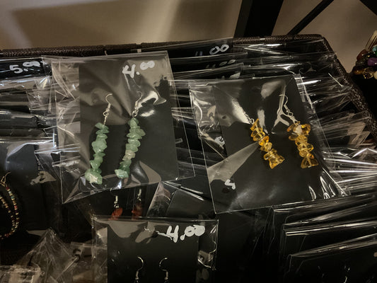 Packaged earrings