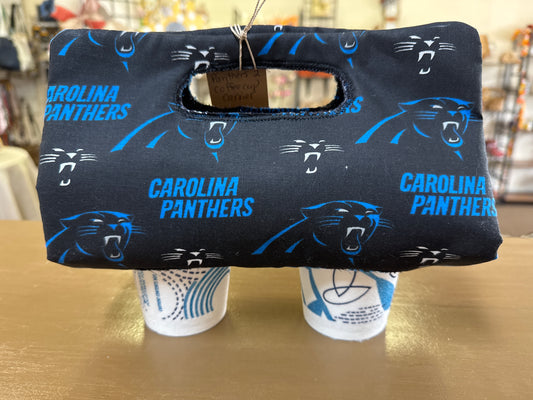 Carolina Panthers and UNC Tar Heels Coffee Cup Holders for 2 Cups