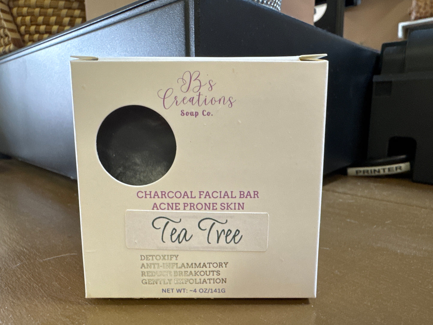 All natural charcoal facial bars