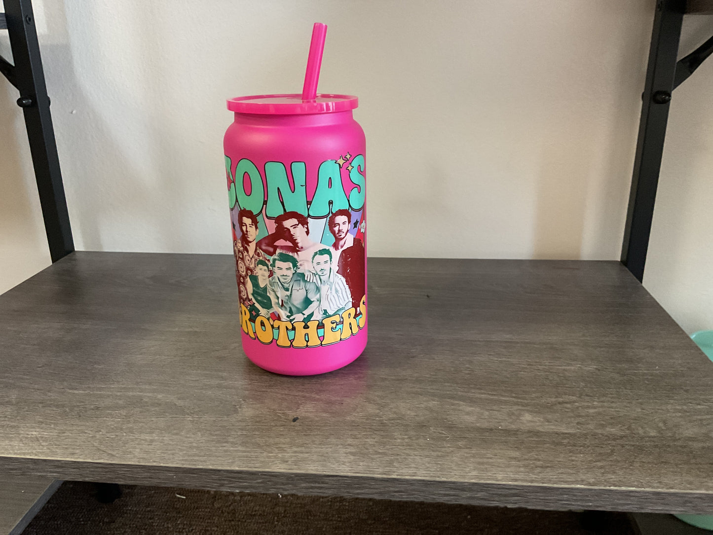 Jonas brothers steel tumbler