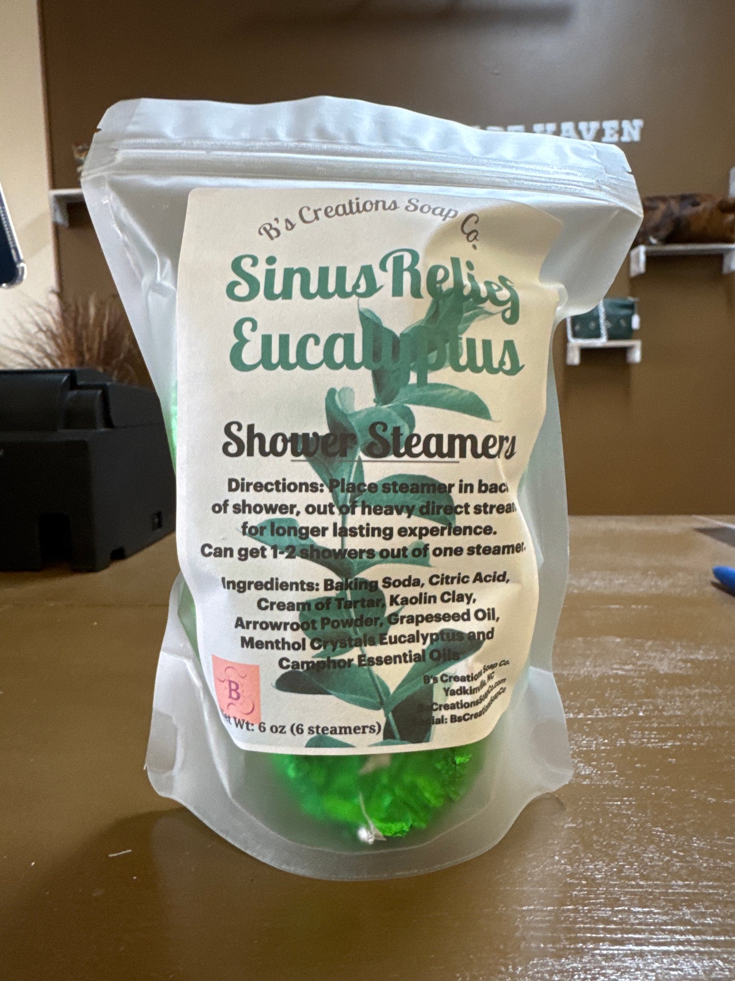 6 pack all natural shower steamers