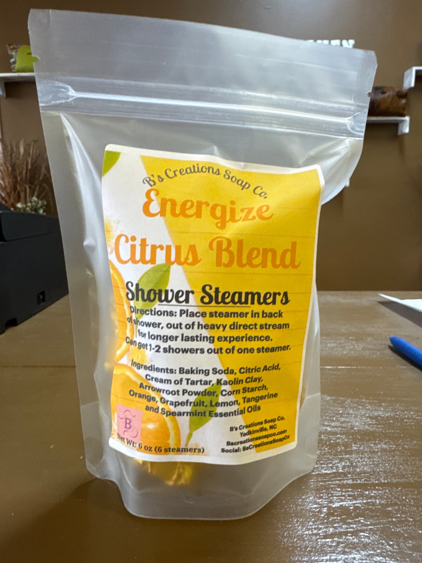 6 pack all natural shower steamers