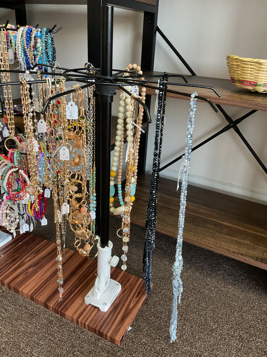 Chain and bead necklaces