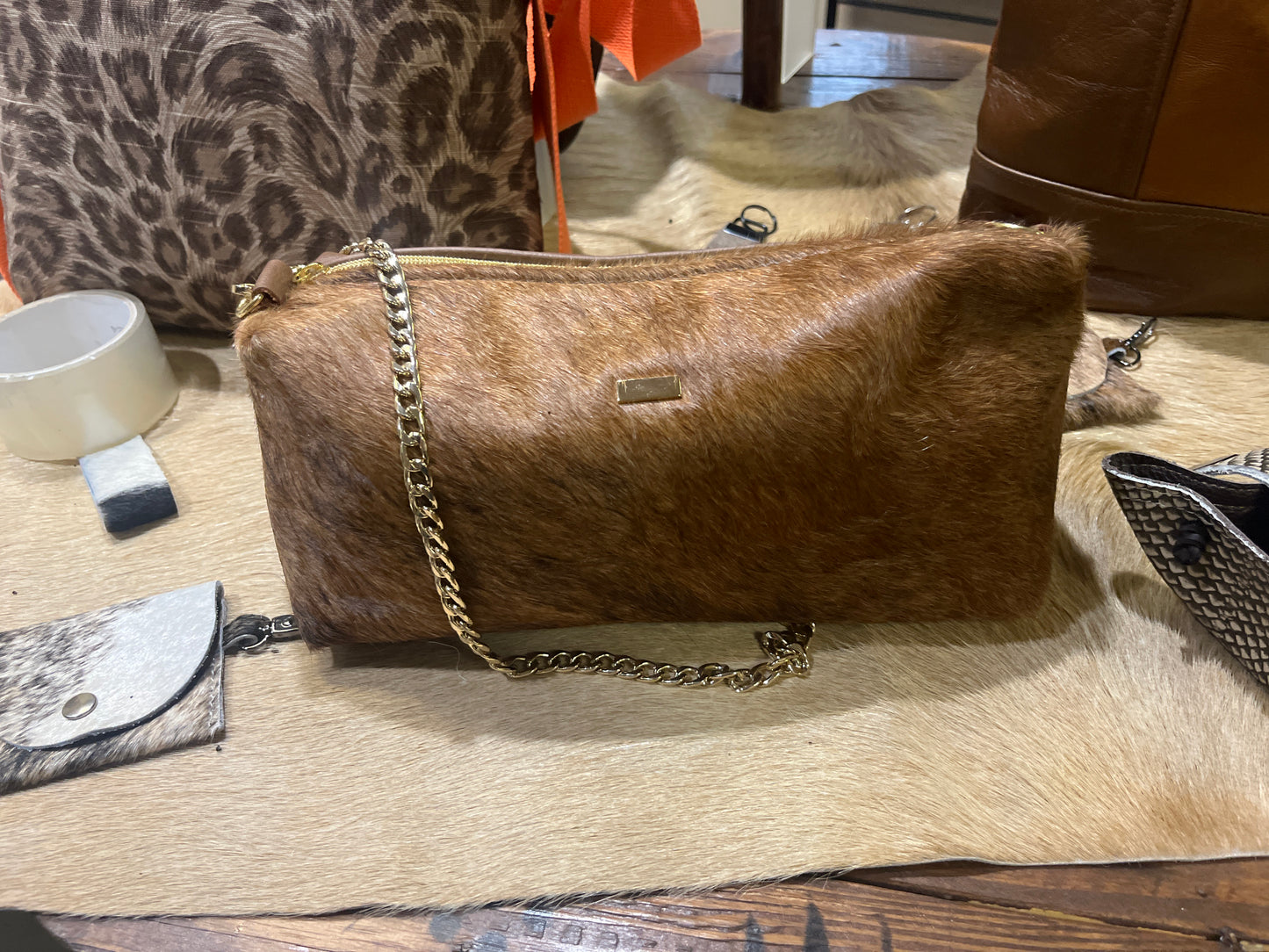Cowhide handbags