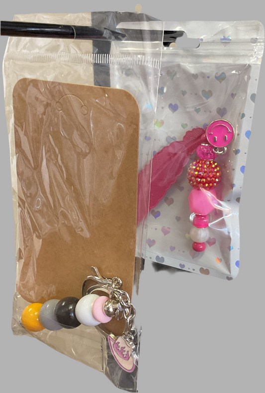 Beaded keychains