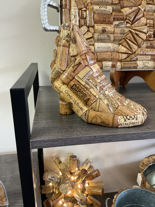 Cork deco shoe