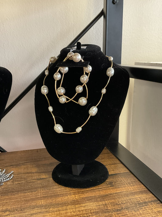 Pearl jewelry set