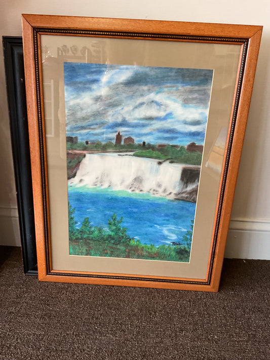 Oil pastel/pencil painting