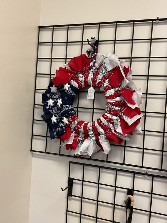 Patriotic wreath