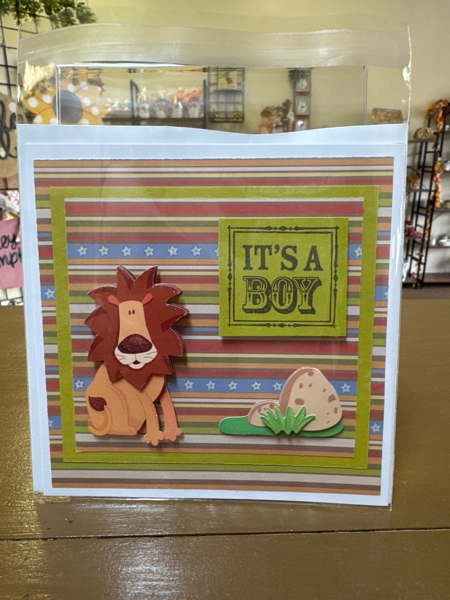 Baby boy card