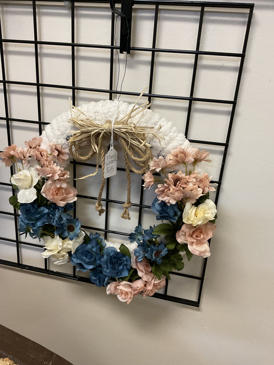 Yarn wreaths