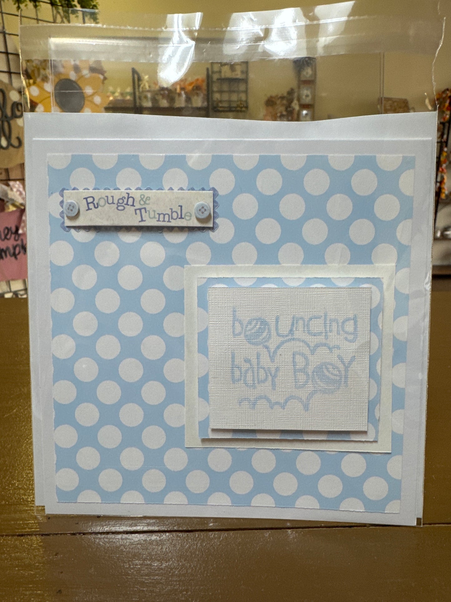 Baby boy card