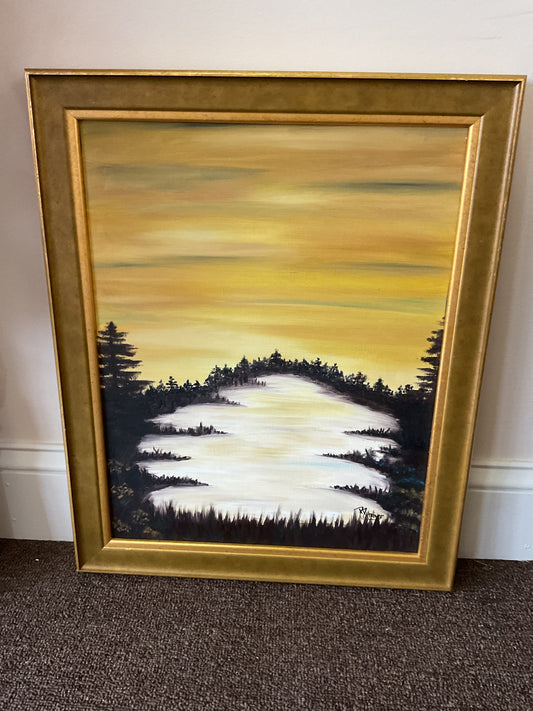“Out There” painting