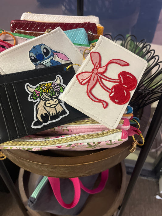 Card holder with tassel
