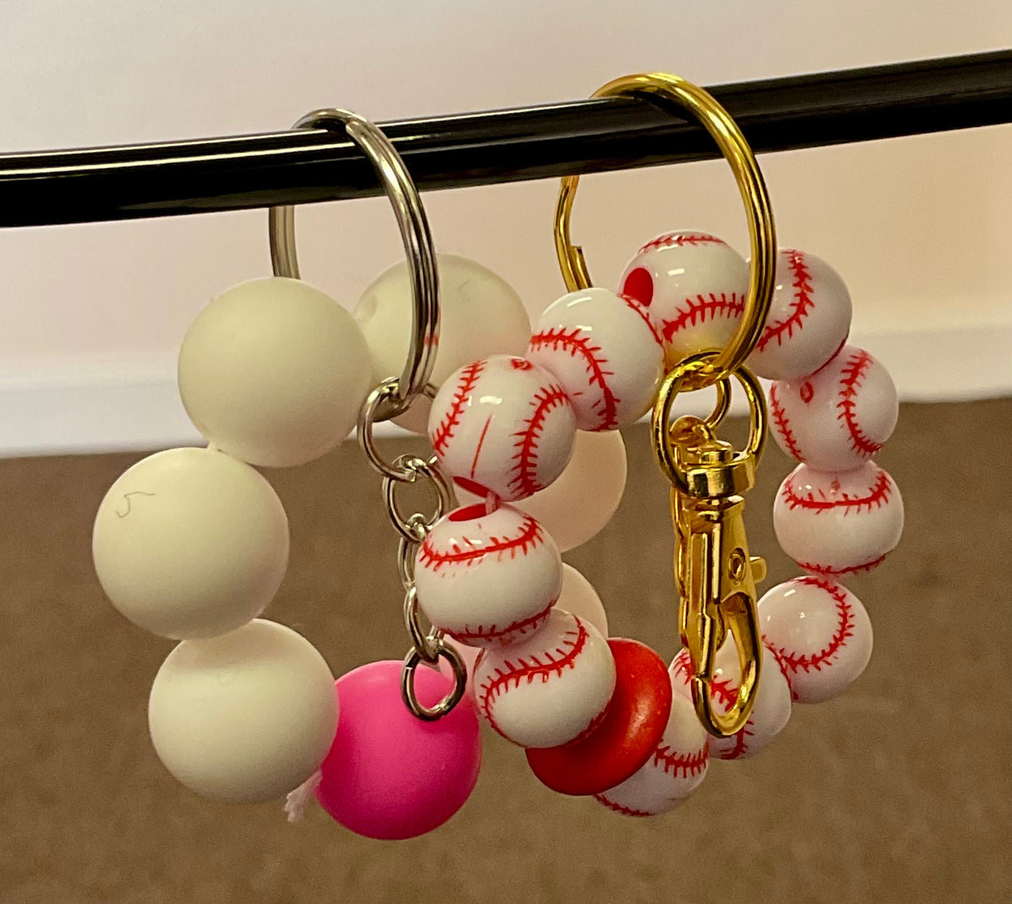 Small beaded keychains