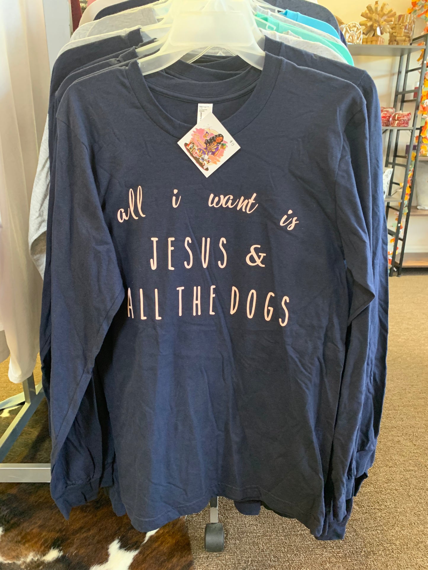 Jesus & Dogs Long Sleeve T-Shirt