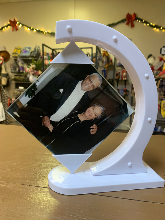 Custom Floating Glass Frame