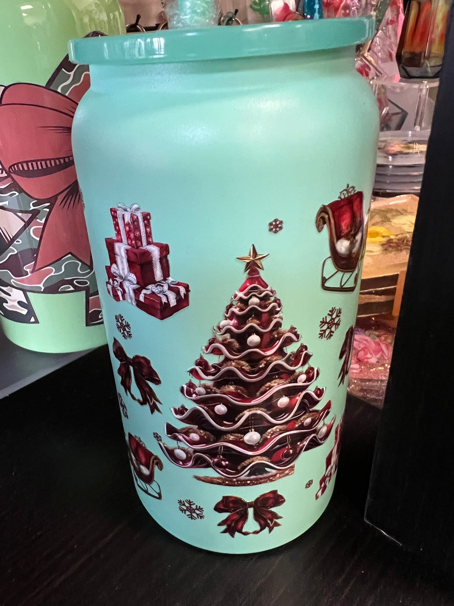 Christmas Tree Steel Tumbler
