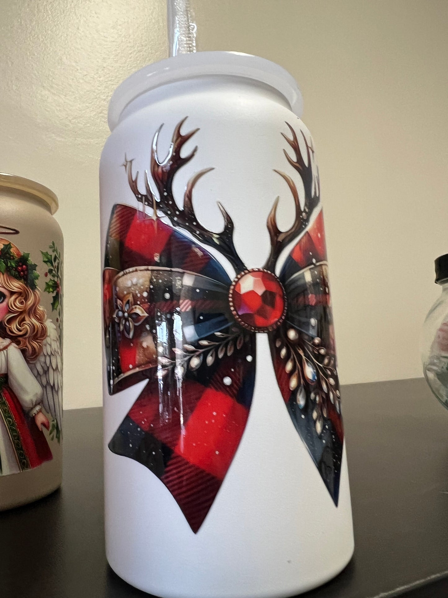 Christmas Bow Steel Tumbler