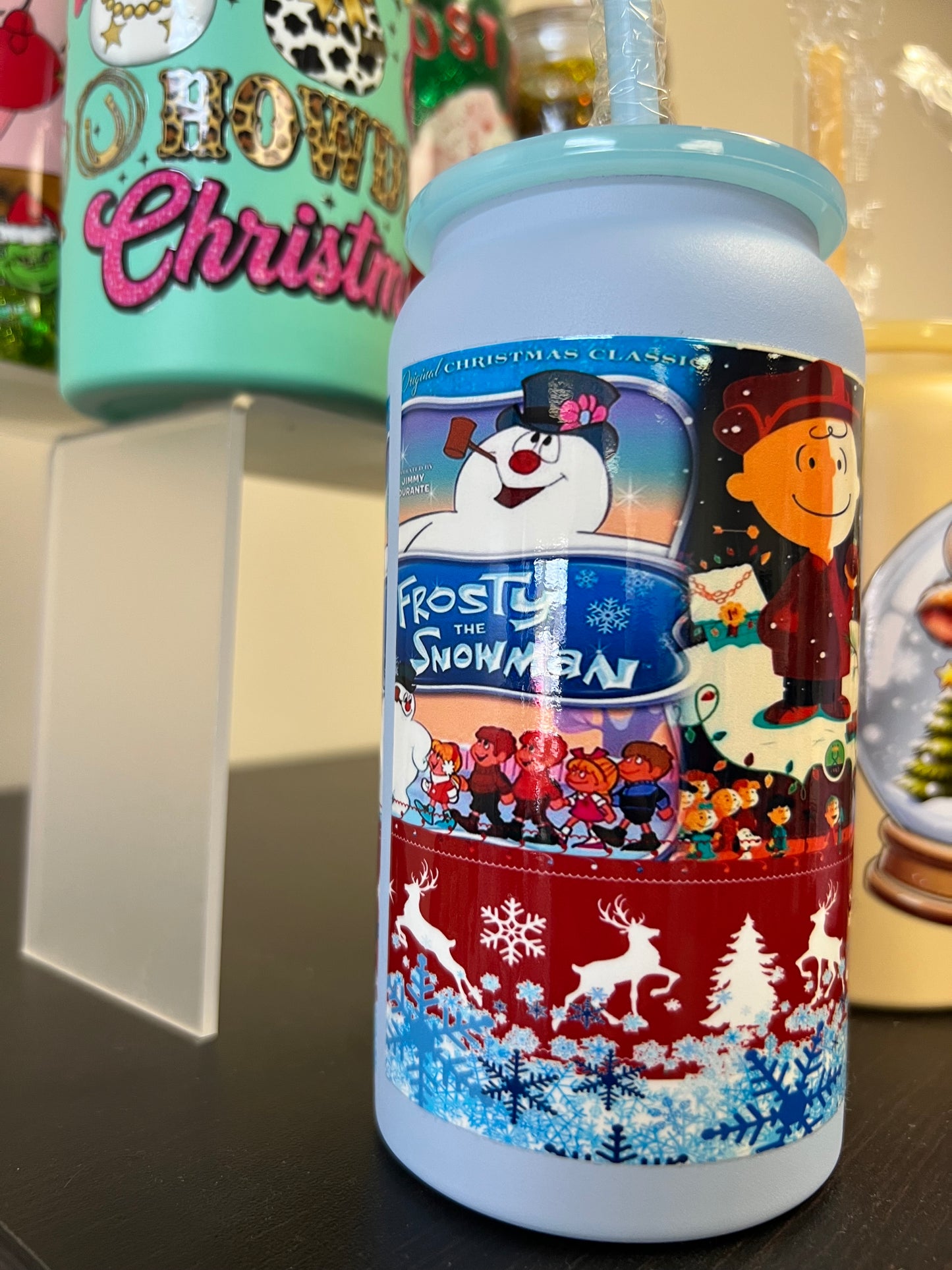 Christmas Movies Steel Tumbler
