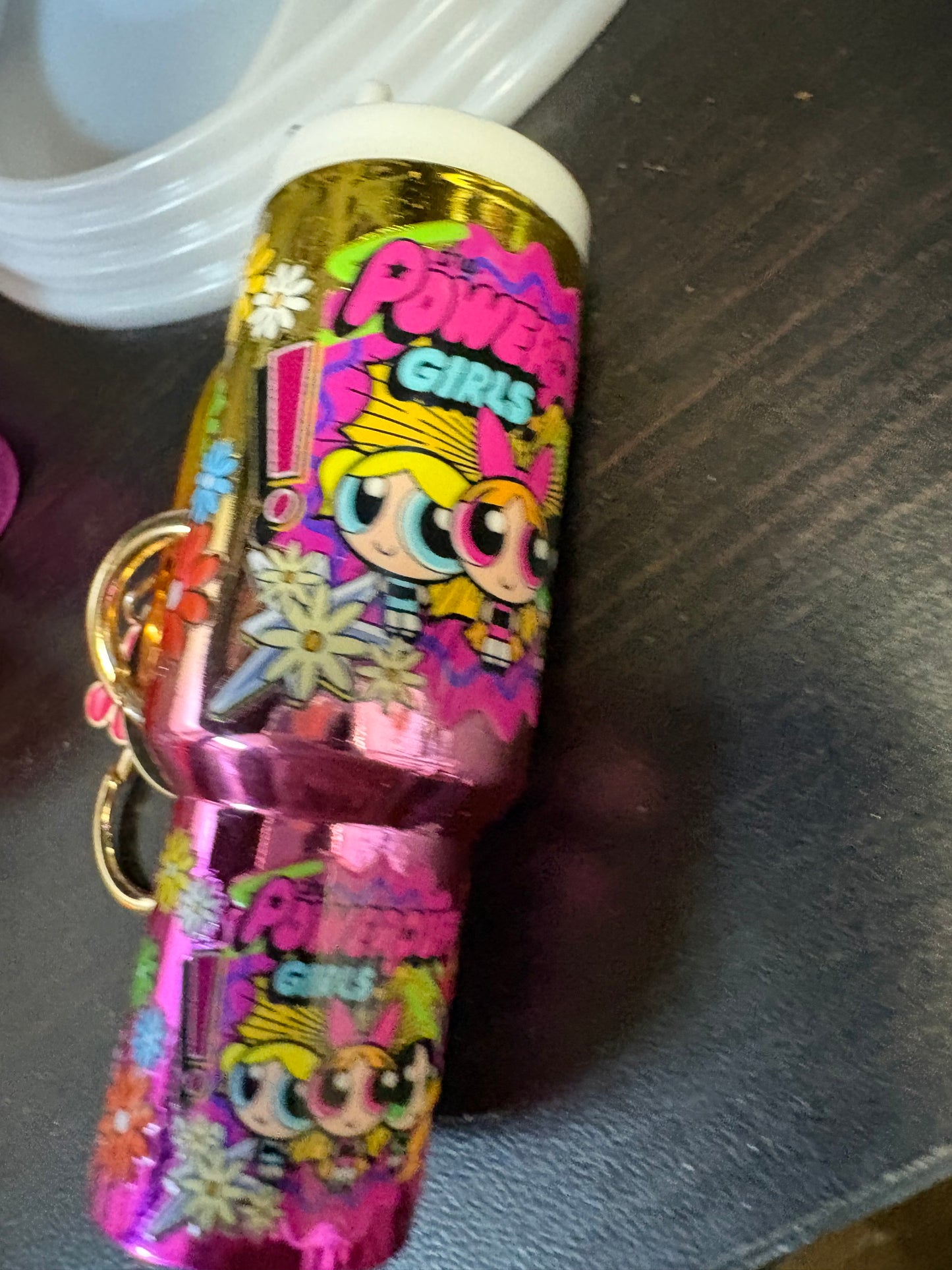 Power puff girls keychain