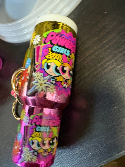 Power puff girls keychain