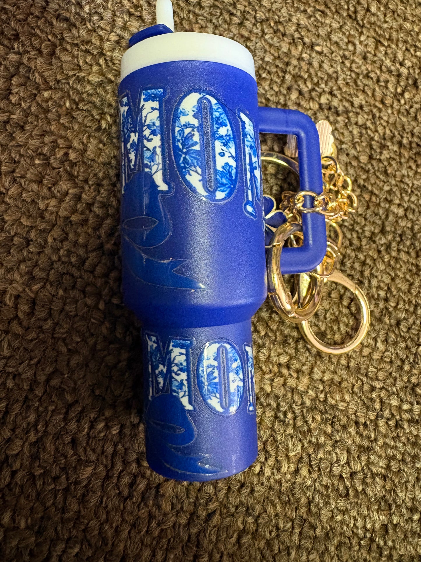 Boy mom keychain