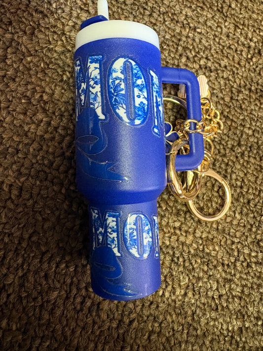 Boy mom keychain