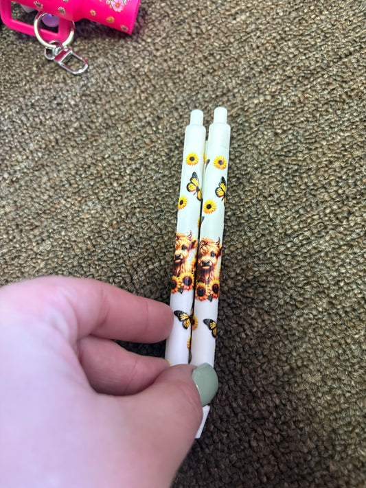 Sunflower cow pens