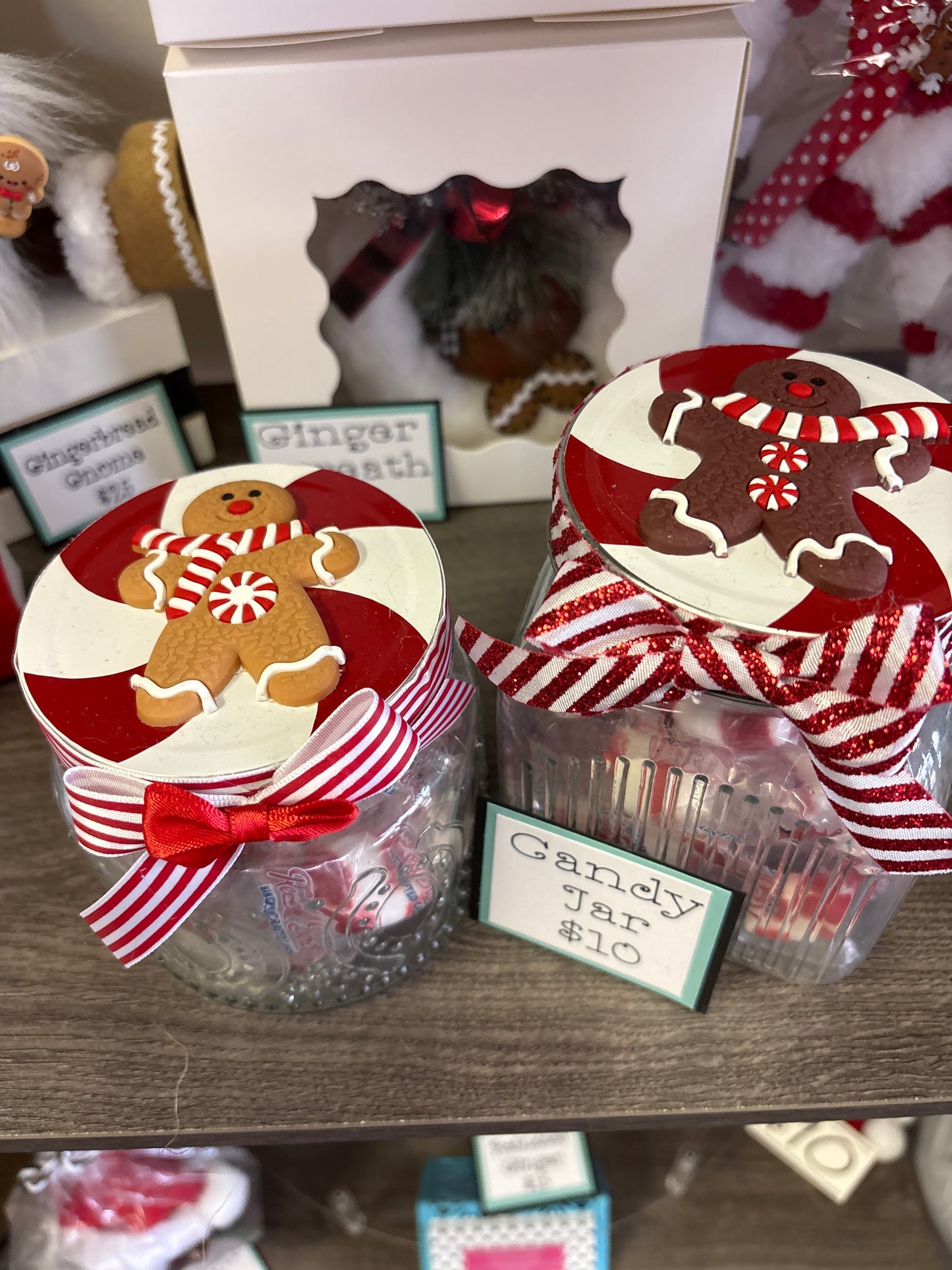 Gingerbread Candy Jars