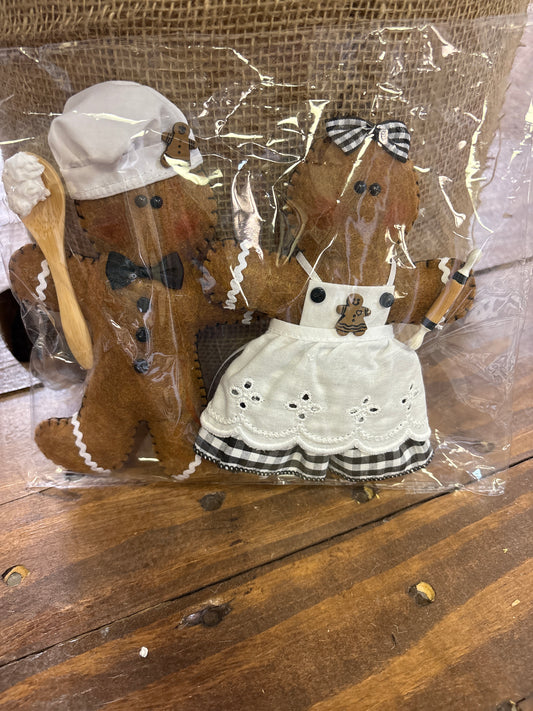 Gingerbread Chef Couple