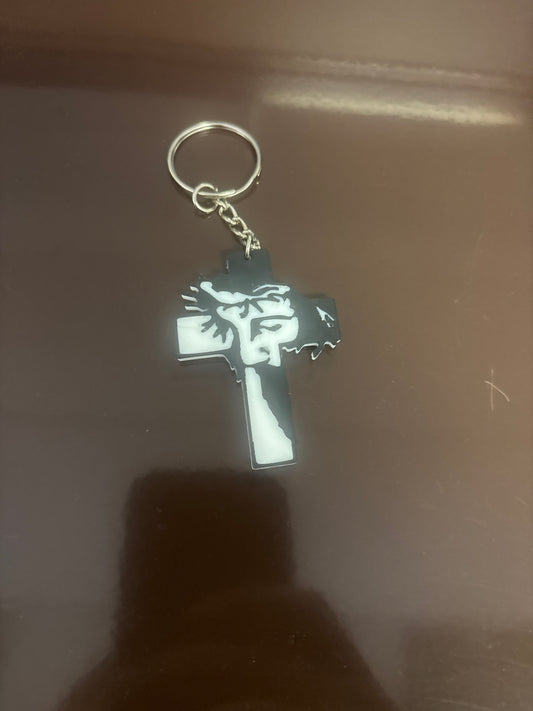 3D Jesus Cross Keychains